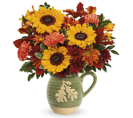 Autumn Acorn Pitcher by Teleflora