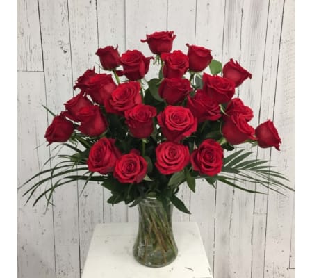 Premium 24 Red Rose Arrangement