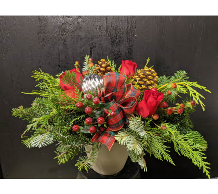 Bowl Of Fresh Christmas Greens