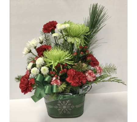 Green Delight Christmas Arrangement