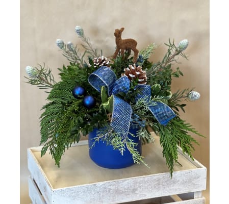 Christmas with blues