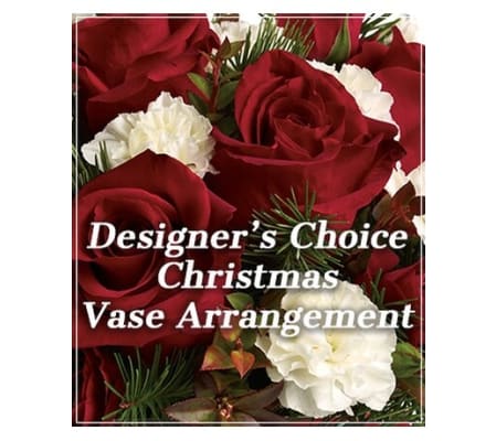 Merry Christmas Vase Arrangement