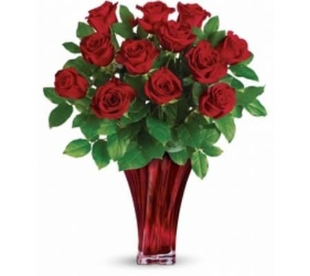 Legendary Love Roses Mixed Greens