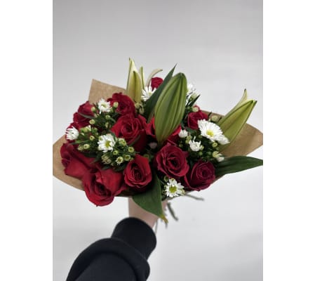 Classic Romance Hand Wrapped Bouquet