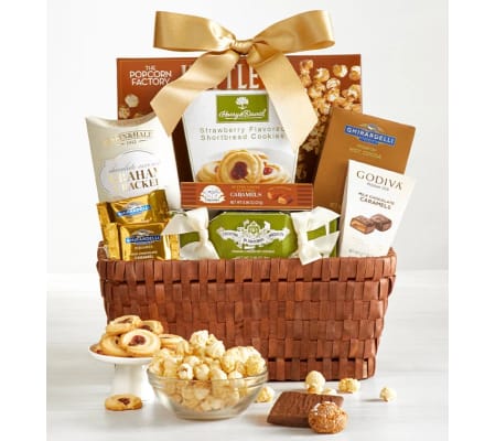 gourmet goodies collection basket