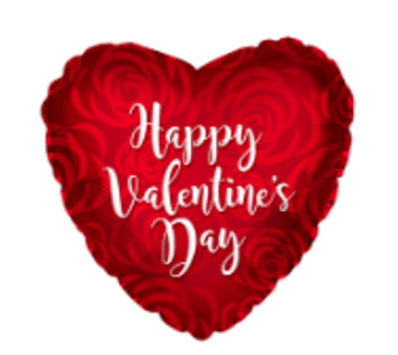 Happy Valentines Day, silhouette