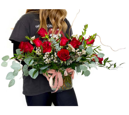 RUSTIC Boho bakers Dozen roses