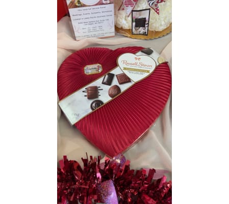 Premium chocolate heart box for you