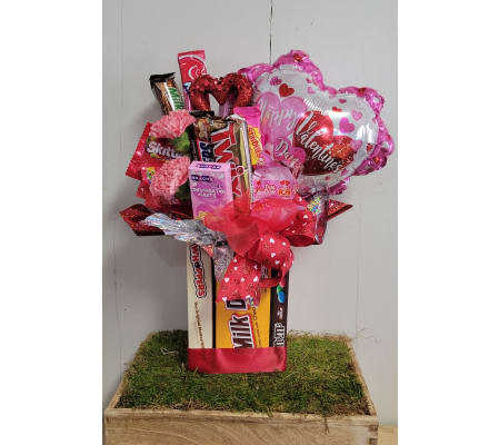 For My Valentine Candy Bouquet