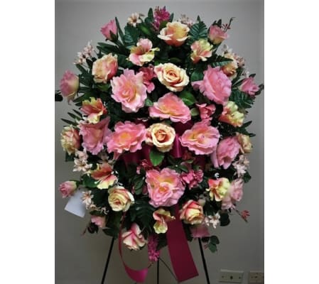 Soft Pink Standing Spray