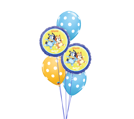 Bluey & Bingo Classic Balloon Bouquet