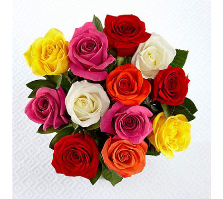 Mixed Rose Handtied Bouquet