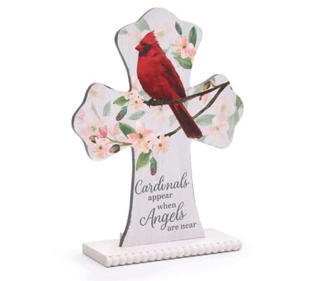 Cross Shelf Sitter- Cardinals Are Near