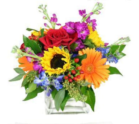 Belaks Bright Mixed Cube Bouquet
