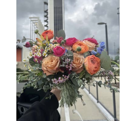 Sunset Bridal Bouquet