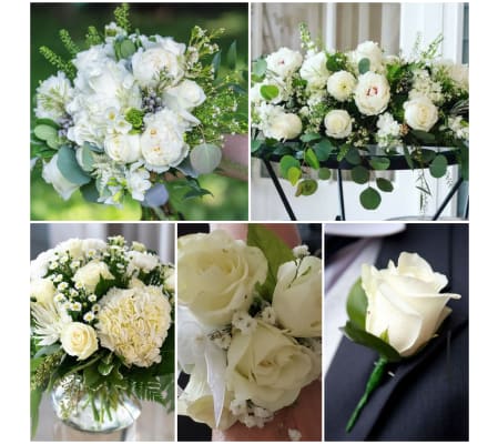 Deluxe Whimisical White Wedding Package