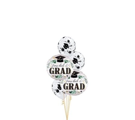 Congrats Grad You Did It! Classic Balloon Bouquet