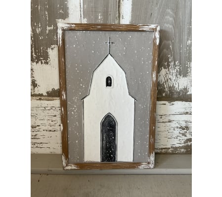 White Church Painting
