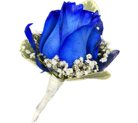 Blue Rose Boutonnière