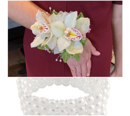 Elegant Orchid Wristlet