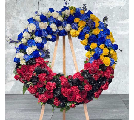 Dodger, Ram & Pilot Wreath