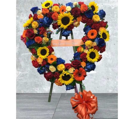 Open Sunshine Colorful Heart