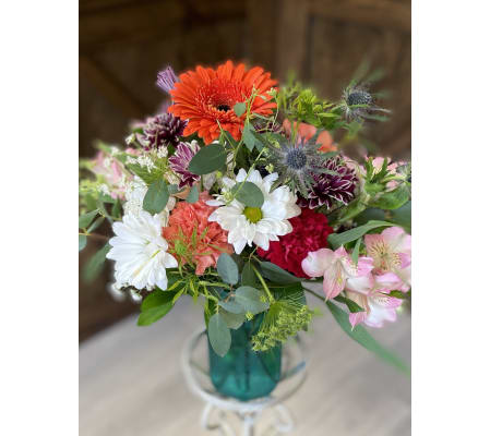 Burst of Color Mason Jar