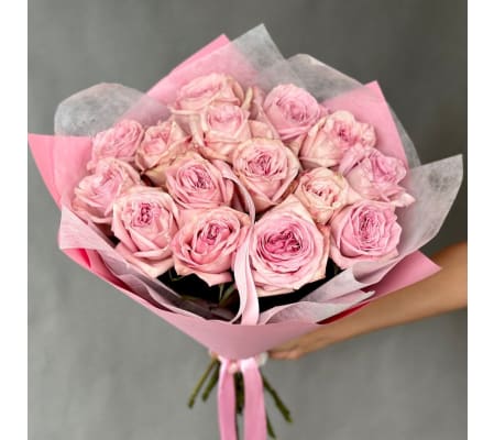 15 Garden Roses Pink Ohara