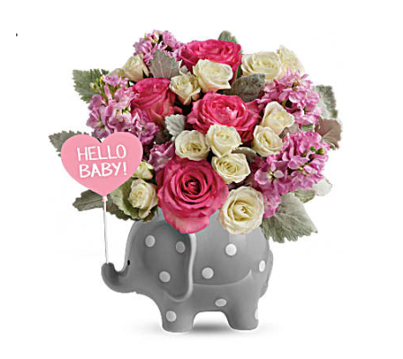 Garden Hello Sweet Baby - Pink