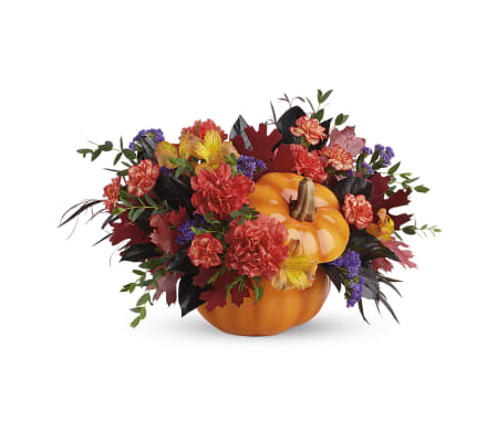 The Teleflora Hauntingly Pretty Pumpkin