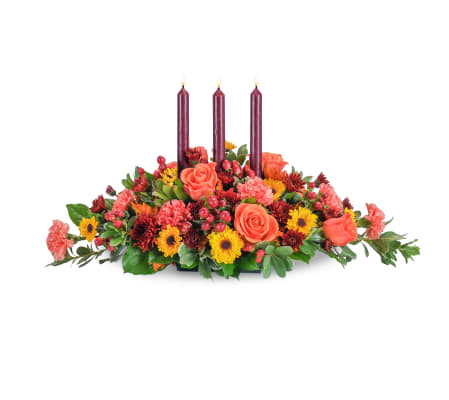 Autumn's Festive Centerpiece
