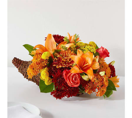 The FTD Bouquet of Blessings Cornucopia
