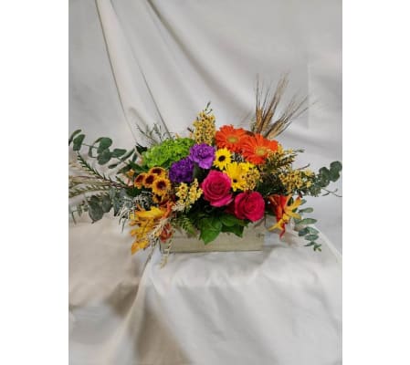 Fall  Flavors centerpiece