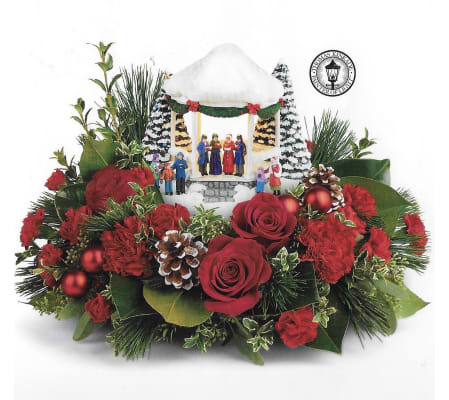 Kinkade Sweet Sounds of Christmas Arrangement
