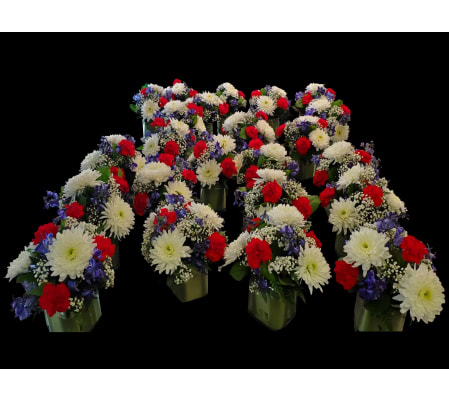 For the Red, White & Blue in you! Centerpieces