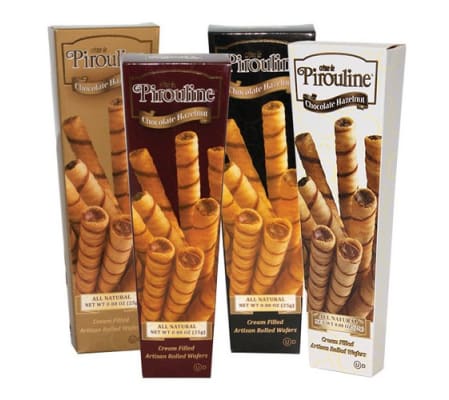 Pirouline Chocolate hazelnut cream waferss