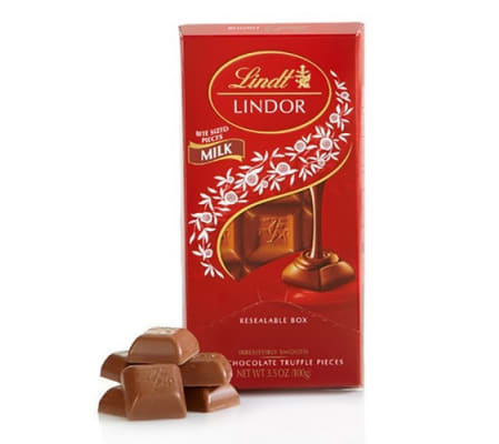 Lindt Prestige Milk Chocolate bar 100g.