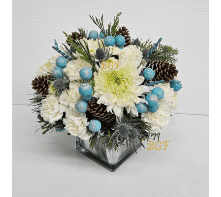 Blue and White Christmas