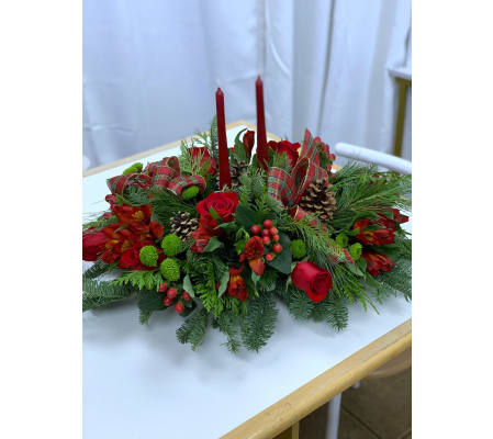 All is Calm Festive Centerpiece