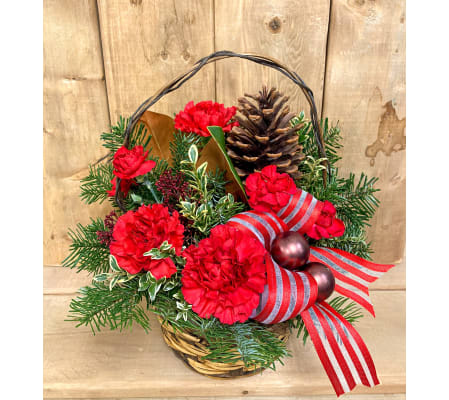 Cozy Christmas Basket