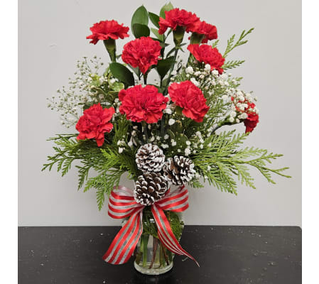 Cheerful Christmas Carnation