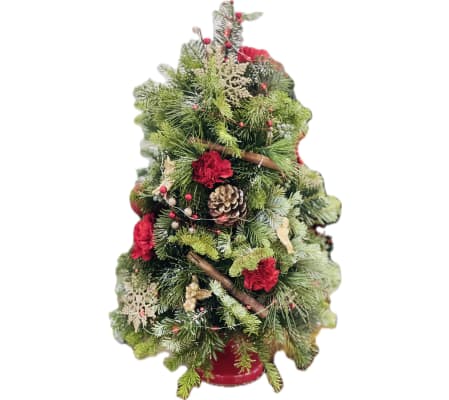 Fresh Petite Christmas Tree Centerpiece