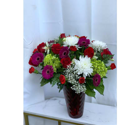 Classic Romance Bouquet by Floratechnics