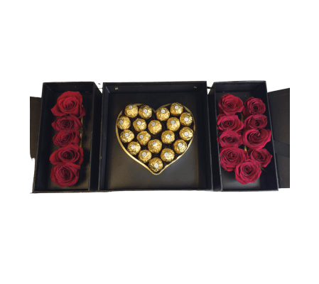 I LOVE U Rose Box