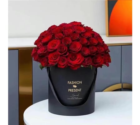 Crimson Bloom Cylinder