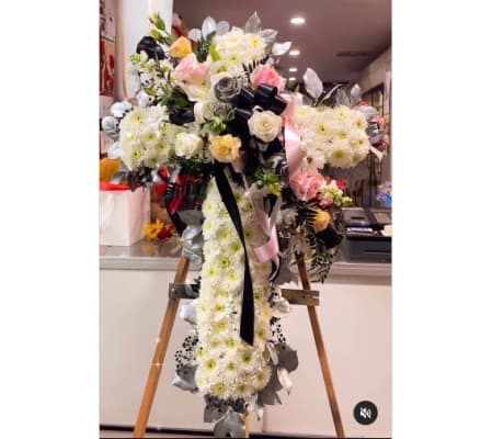 Peace be With You- Standing Cross