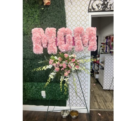 Mom flower tribute