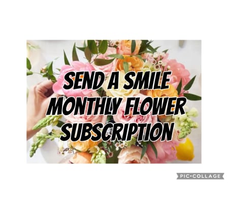 Send a smile monthly flowers subscription