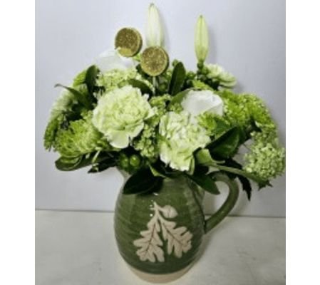 JIMMY'S ST PATRICK PITCHER WITH GOLD