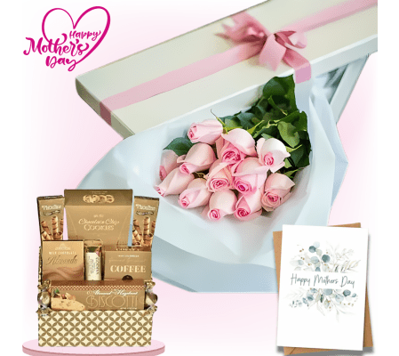 Chocolate Infused Pink Rose Delight